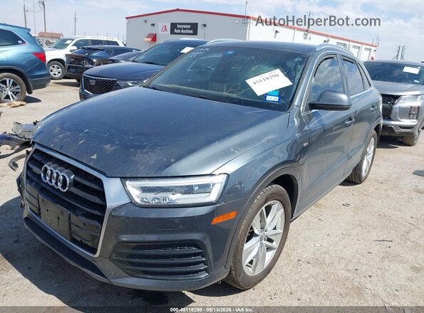 WA1JCCFS5JR031984 2018 AUDI Q3 Серый Передняя левая четверть