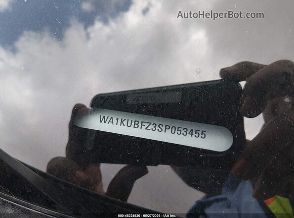 WA1KUBFZ3SP053455 2025 AUDI Q4 Gray Engine compartment view