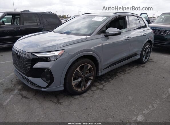 WA1KUBFZ3SP053455 2025 AUDI Q4 Gray Front left