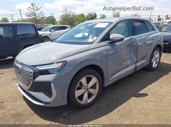 WA1KUBFZ4RP077631 2024 AUDI Q4 Gray Przód lewy