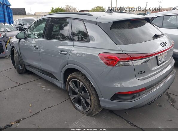 WA1KUBFZ5SP061394 2025 AUDI Q4 Gray უკანა მარცხენა