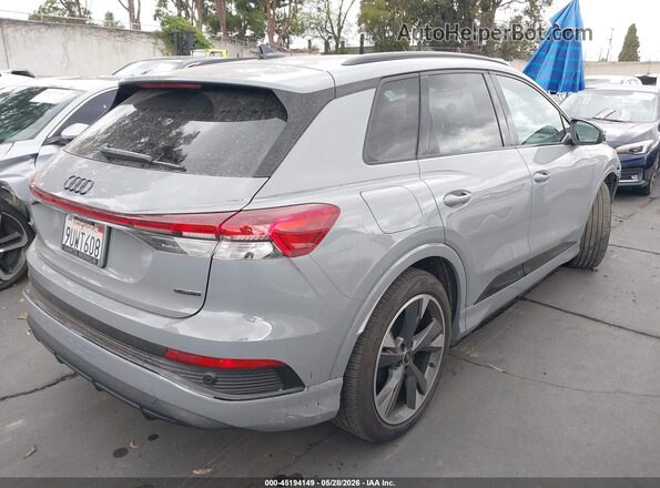 WA1KUBFZ5SP061394 2025 AUDI Q4 Gray უკანა მარჯვენა