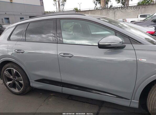 WA1KUBFZ5SP061394 2025 AUDI Q4 Gray სალონის 360-გრადუსიანი ხედი
