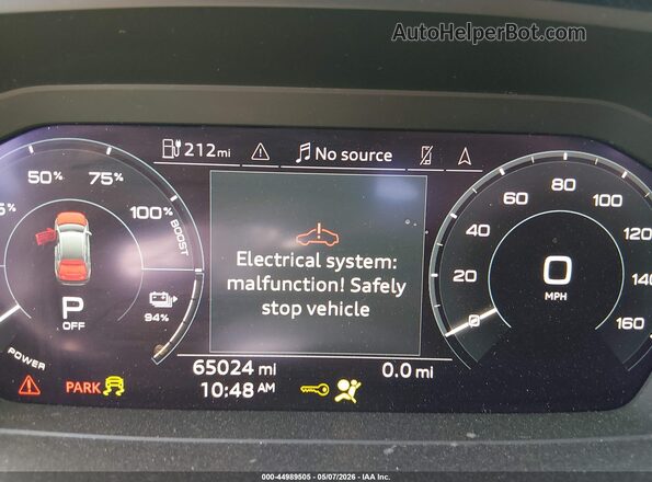 WA1L2BFZXRP030680 2024 AUDI Q4 Gray Widok wnętrza 360 stopni