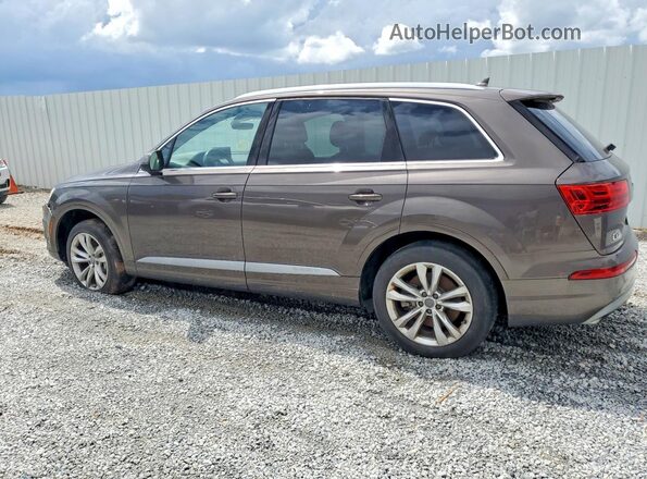 WA1LAAF70HD013396 2017 AUDI Q7 Brown Rear left