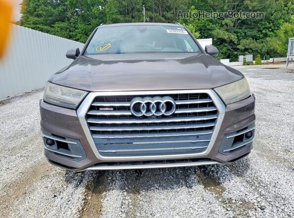 WA1LAAF70HD013396 2017 AUDI Q7 Brown Front view