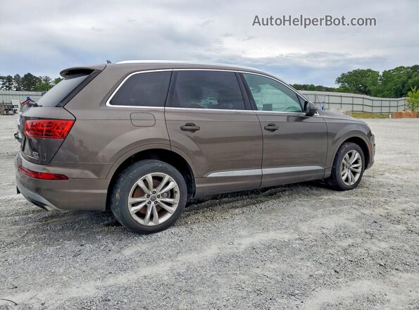 WA1LAAF70HD013396 2017 AUDI Q7 Brown Rear right