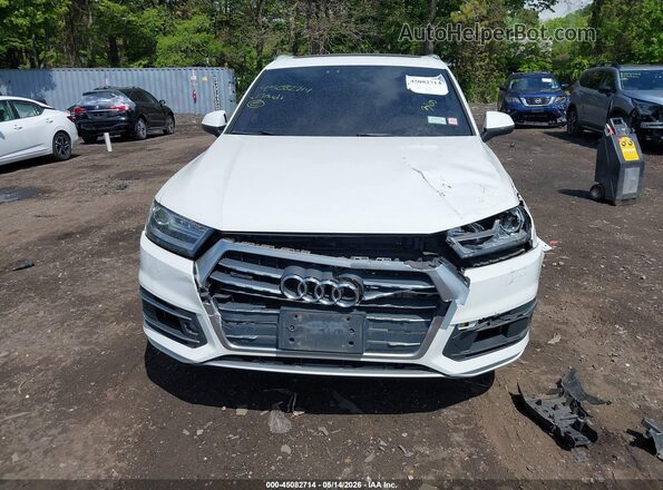 WA1LAAF70HD051517 2017 AUDI Q7 White ხელსაწყოთა პანელის ხედი