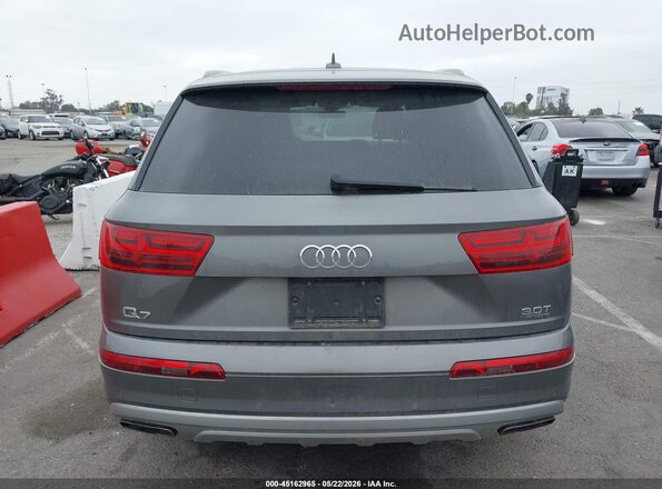 WA1LAAF70JD002906 2018 AUDI Q7 Gray 