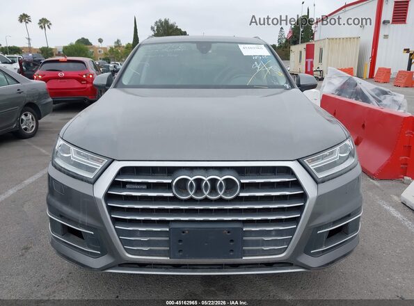 WA1LAAF70JD002906 2018 AUDI Q7 Gray Instrument cluster view
