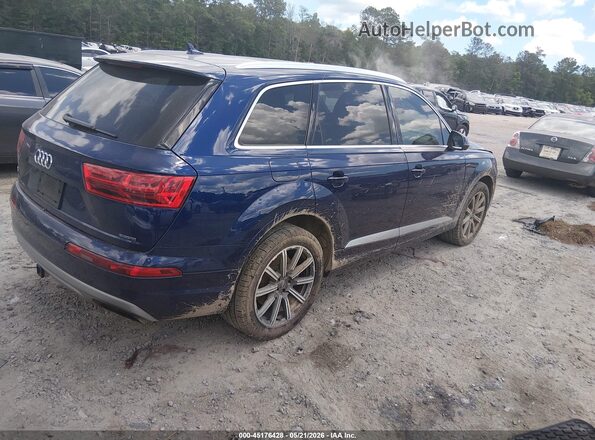 WA1LAAF71KD032661 2019 AUDI Q7 Blue Հետևի աջ