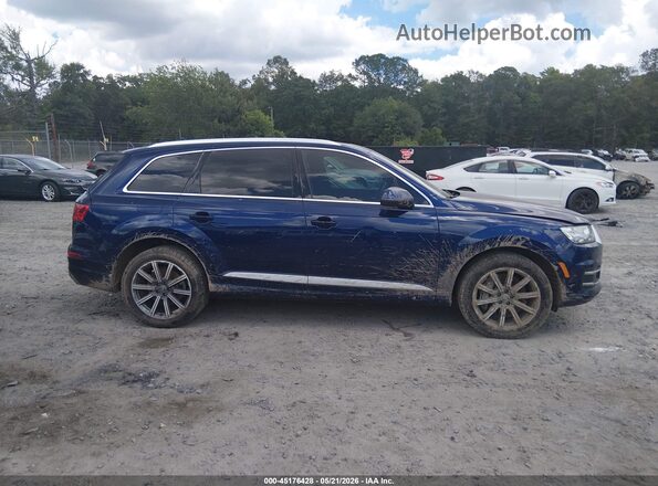 WA1LAAF71KD032661 2019 AUDI Q7 Blue Սալոնի հետևի տեսք
