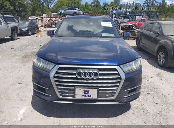 WA1LAAF71KD032661 2019 AUDI Q7 Blue Սարքավորումների վահանակի տեսք