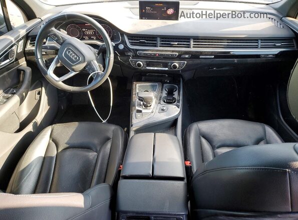 WA1LAAF72HD006000 2017 AUDI Q7 Серый Вид панели приборов
