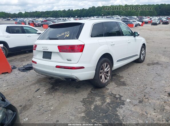 WA1LAAF72JD032960 2018 AUDI Q7 White უკანა მარჯვენა