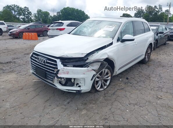 WA1LAAF72JD032960 2018 AUDI Q7 White წინა მარცხენა ხედი სამი მეოთხედიდან