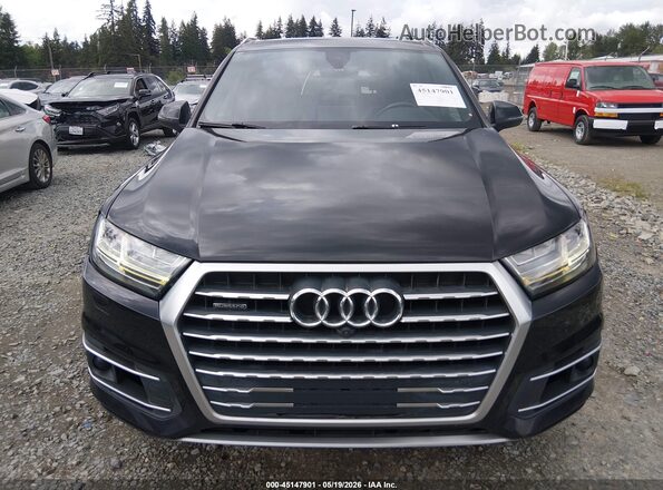 WA1LAAF73JD009333 2018 AUDI Q7 Black Instrument cluster view