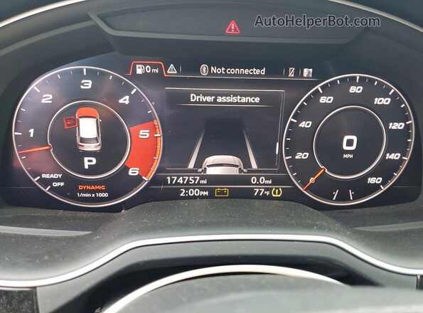 WA1LAAF73JD045538 2018 AUDI Q7 Серый Вид щитка приборов