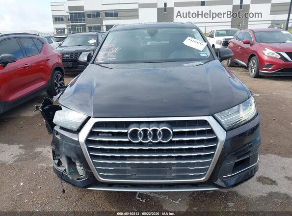 WA1LAAF73KD012735 2019 AUDI Q7 Black Vista del cuadro de instrumentos