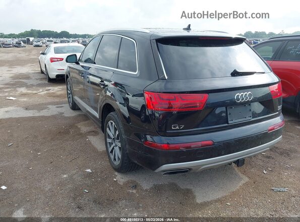 WA1LAAF73KD012735 2019 AUDI Q7 Black Trasero izquierdo