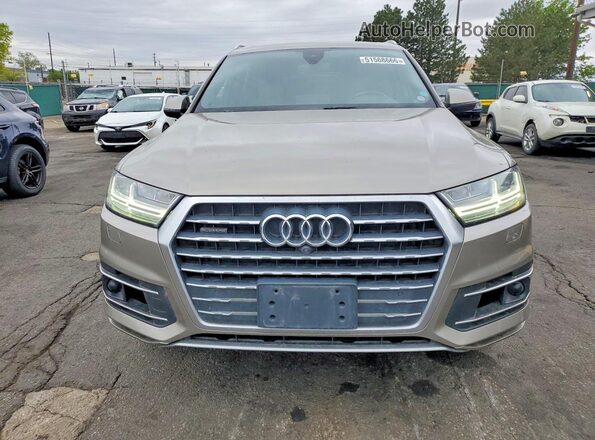WA1LAAF75HD050833 2017 AUDI Q7 Gold Вид спереду