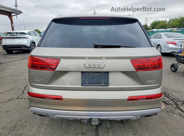 WA1LAAF75HD050833 2017 AUDI Q7 Gold Вид ззаду