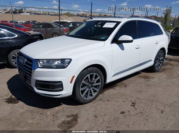 WA1LAAF77HD018319 2017 AUDI Q7 White Vista tres cuartos delantera izquierda