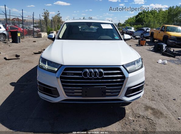 WA1LAAF77HD018319 2017 AUDI Q7 White Vista del cuadro de instrumentos