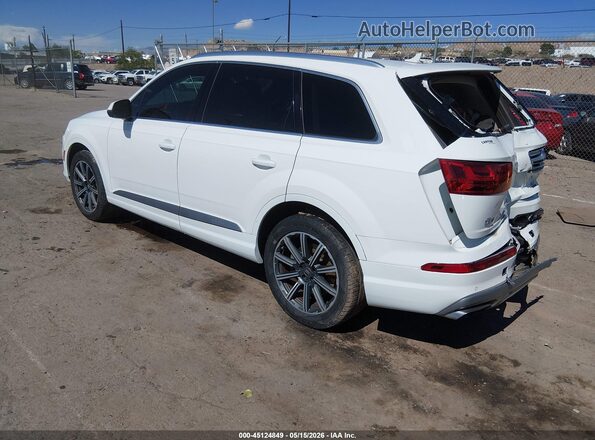 WA1LAAF77HD018319 2017 AUDI Q7 White Trasero izquierdo