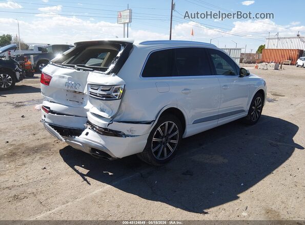 WA1LAAF77HD018319 2017 AUDI Q7 White Trasero derecho