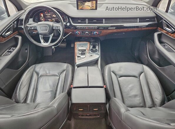 WA1LAAF78HD012982 2017 AUDI Q7 Gray Առջևի վահանակի տեսք