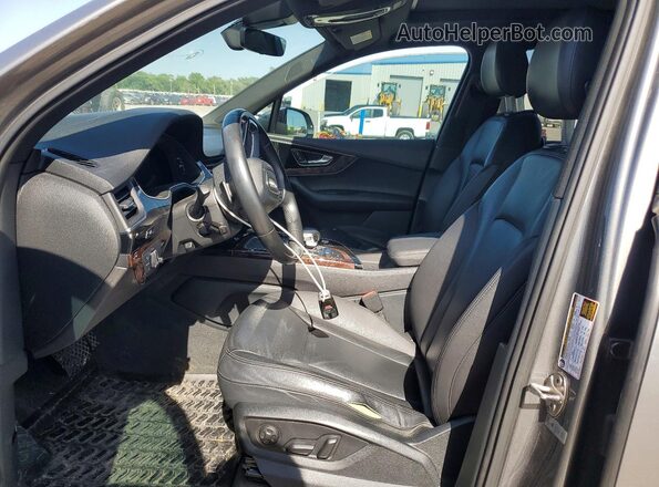WA1LAAF79HD023280 2017 AUDI Q7 Угольный Вид салона спереди