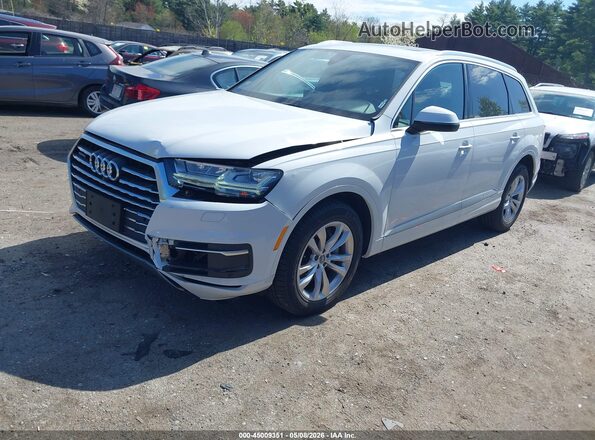 WA1LAAF79JD028436 2018 AUDI Q7 White Առջևի ձախ երեք քառորդ տեսարան