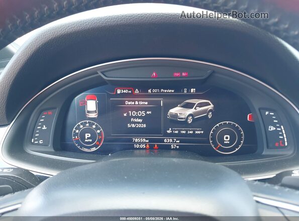 WA1LAAF79JD028436 2018 AUDI Q7 White Հետևի նստատեղերի տեսք