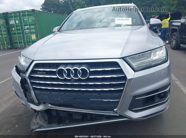 WA1LAAF7XHD006424 2017 AUDI Q7 Gray უკანა სალონის ხედი