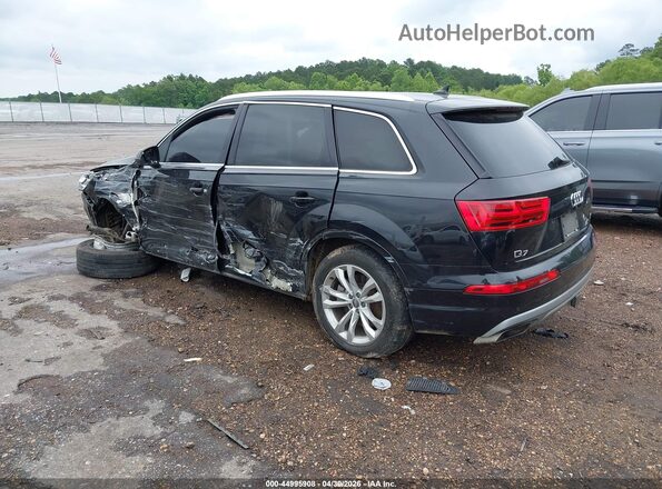 WA1LAAF7XHD016337 2017 AUDI Q7 Black Задня ліва чверть