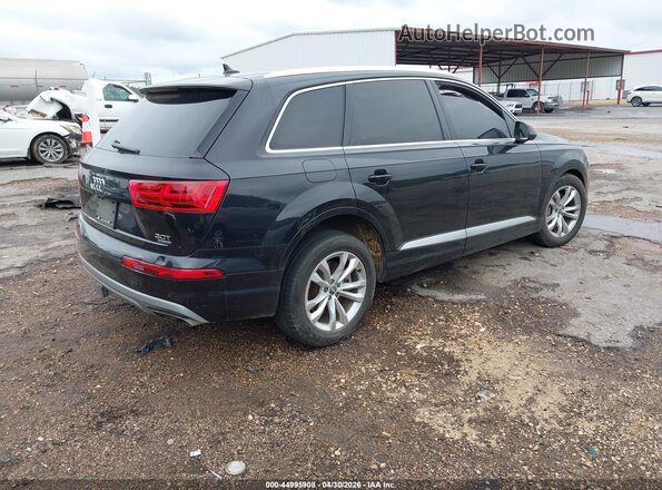 WA1LAAF7XHD016337 2017 AUDI Q7 Black Задня права чверть