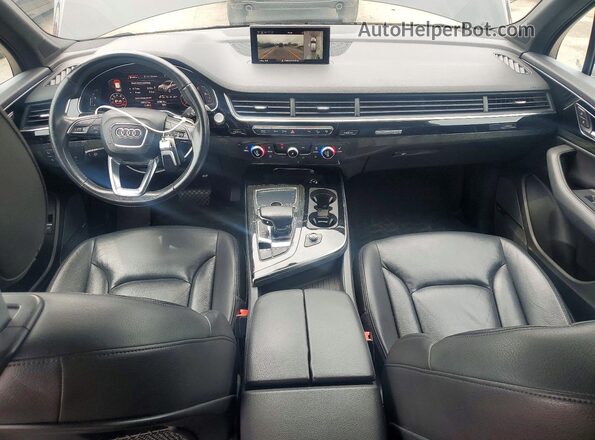 WA1LAAF7XHD046731 2017 AUDI Q7 Black Вид панелі приладів