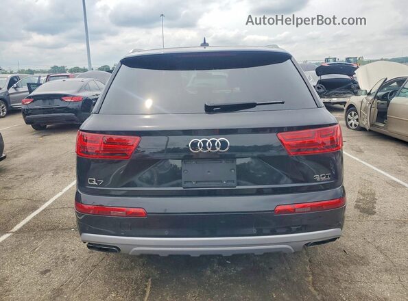 WA1LAAF7XHD046731 2017 AUDI Q7 Black Вид ззаду