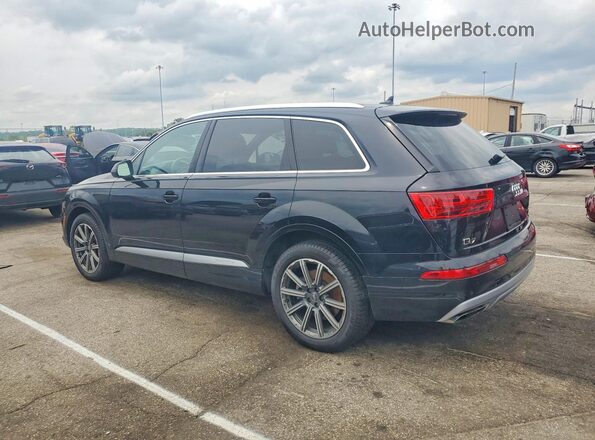 WA1LAAF7XHD046731 2017 AUDI Q7 Black Задня ліва чверть