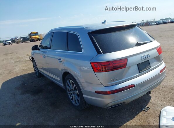 WA1LAAF7XHD048012 2017 AUDI Q7 Silver უკანა მარცხენა