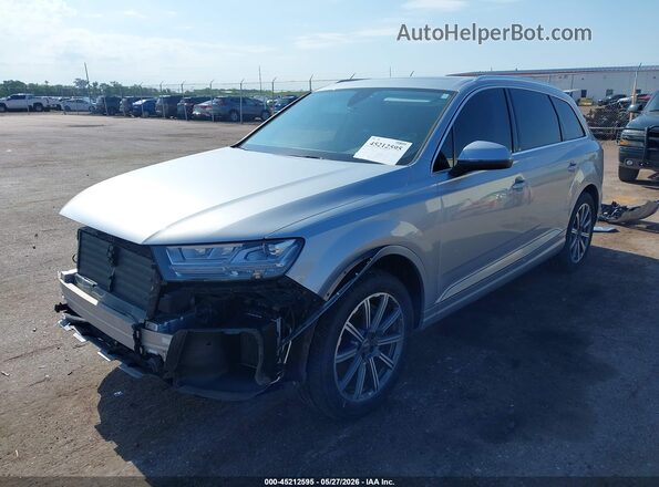 WA1LAAF7XHD048012 2017 AUDI Q7 Silver წინა მარცხენა ხედი სამი მეოთხედიდან