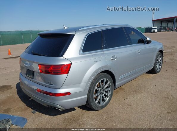WA1LAAF7XHD048012 2017 AUDI Q7 Silver უკანა მარჯვენა