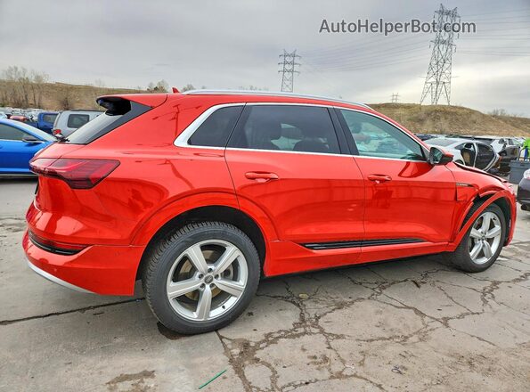 WA1LAAGEXKB014491 2019 AUDI E-TRON Orange Задня права чверть