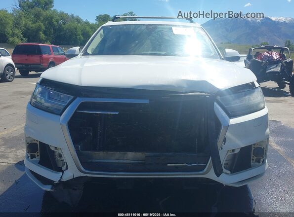 WA1LABF75JD020095 2018 AUDI Q7 White Widok zestawu wskaźników