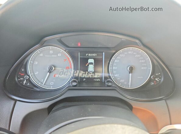 WA1LCAFPXGA103357 2016 AUDI SQ5 Black Вид щитка приладів
