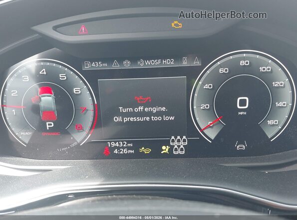WA1LCBF72SD014993 2025 AUDI Q7 Blue უკანა სავარძლების ხედი