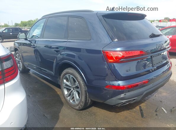 WA1LCBF72SD014993 2025 AUDI Q7 Blue უკანა მარცხენა
