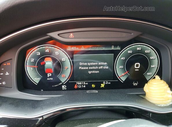 WA1LCBF78PD014777 2023 AUDI Q7 Синий Вид щитка приборов
