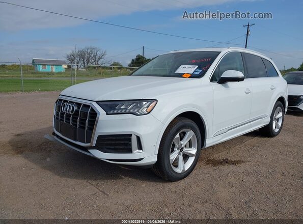 WA1LCBF78PD028534 2023 AUDI Q7 White წინა მარცხენა ხედი სამი მეოთხედიდან